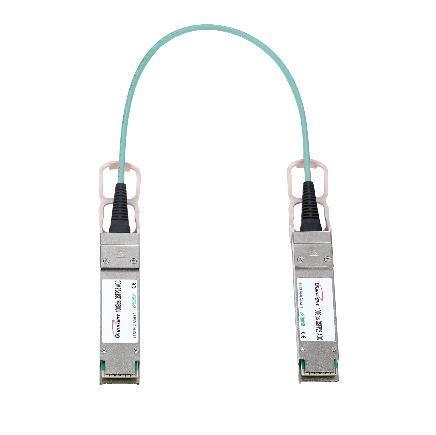 定制20m-100m OM4 100G QSFP28 AOC有源光缆