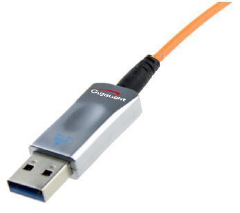 100m 5G USB3.0 AOC 有源光缆 易飞扬光缆设备 定制生产