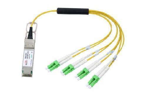 40G QSFP to 8x LC PSM AOC光缆